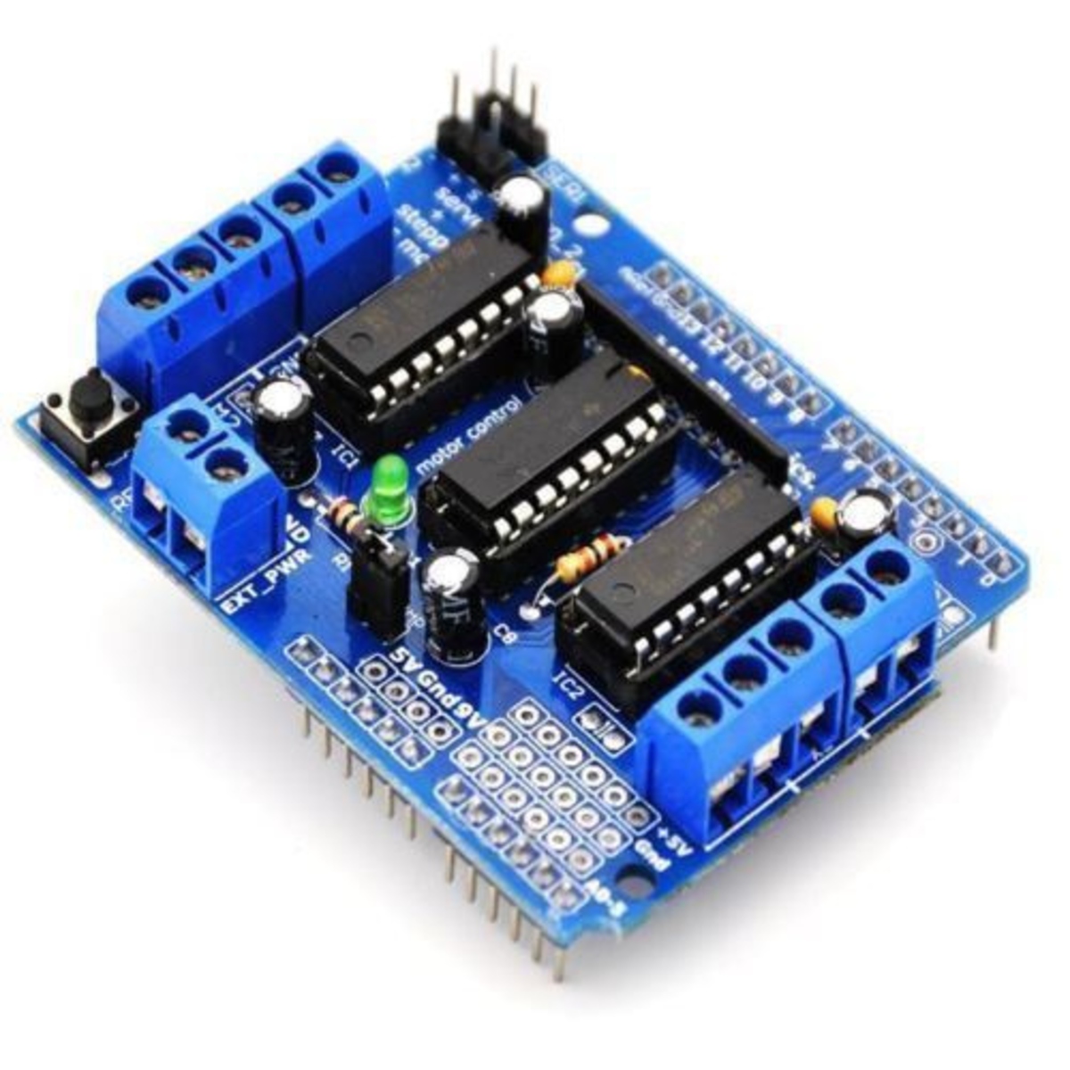 L293D Motor Driver Shield for Arduino (Dual H-Bridge Motor Control Shield) image 4