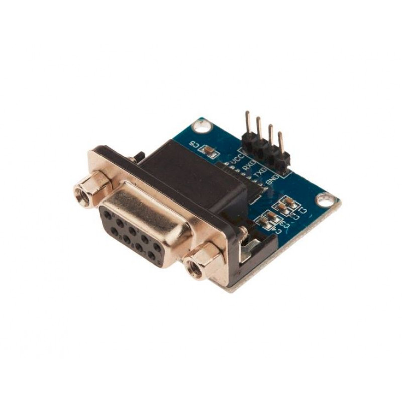 RS232 to TTL Serial Interface Module 4 Pin UART Level Converter Board (RS232 to TTL Converter Module) image 1