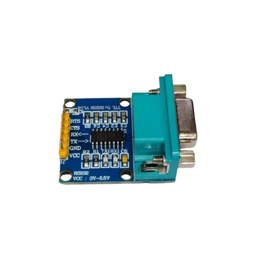 RS232 to TTL SP3232 UART Serial Communication Module 6 Pin Level Converter Board (SP3232 RS232 Transceiver Module) image 1