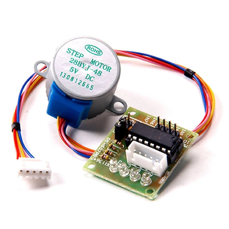 28BYJ-48 5V Stepper Motor with ULN2003 Driver Module (Unipolar Stepper Motor Kit) image 1