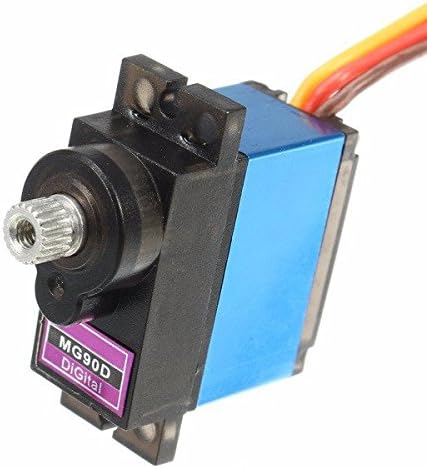 MG90D Robot Servo 360 Rotation Metal Gear Motor (Continuous Rotation Servo Motor) image 1