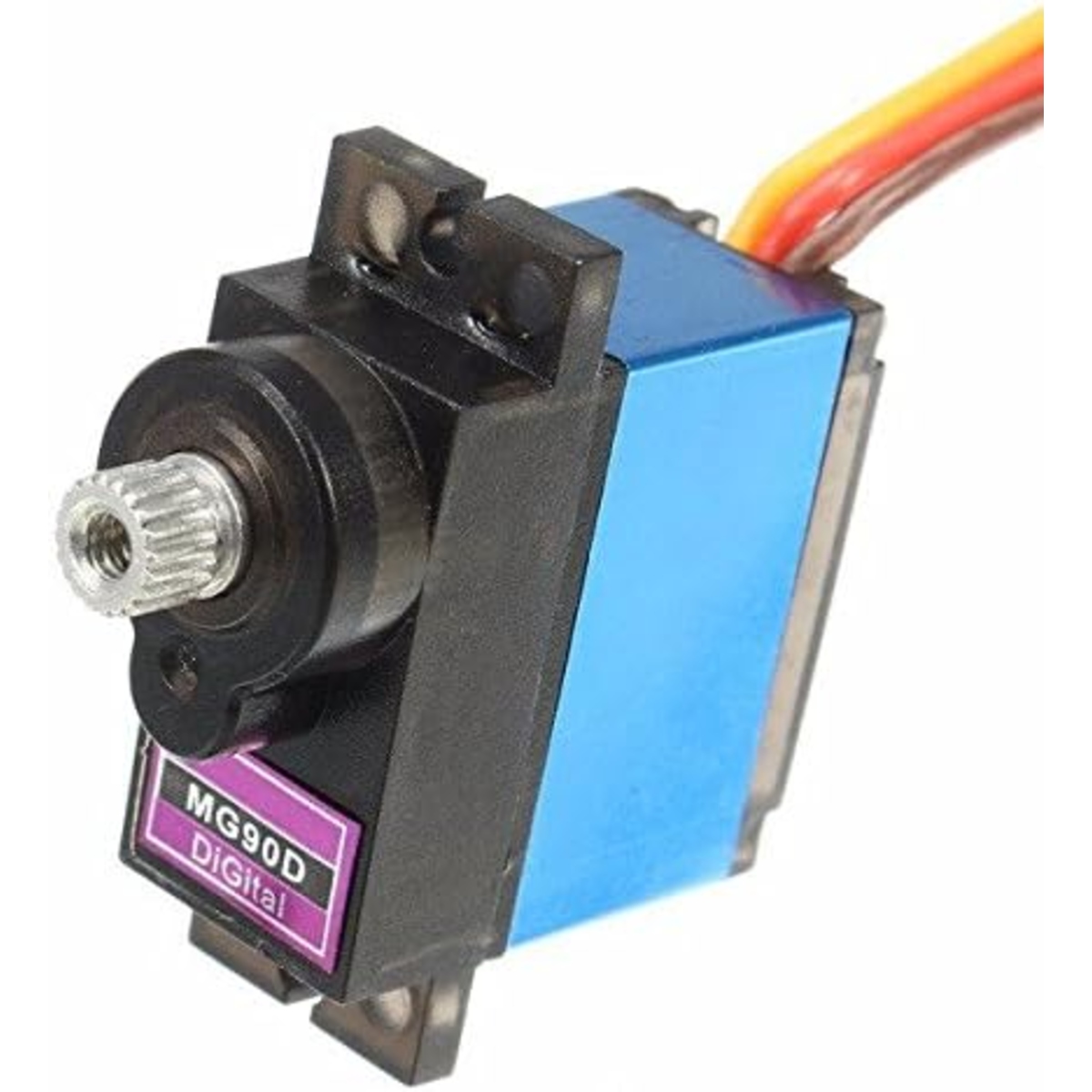 MG90D 360 Degree Continuous Rotation Metal Gear Servo Motor (PWM Micro Servo) image 1