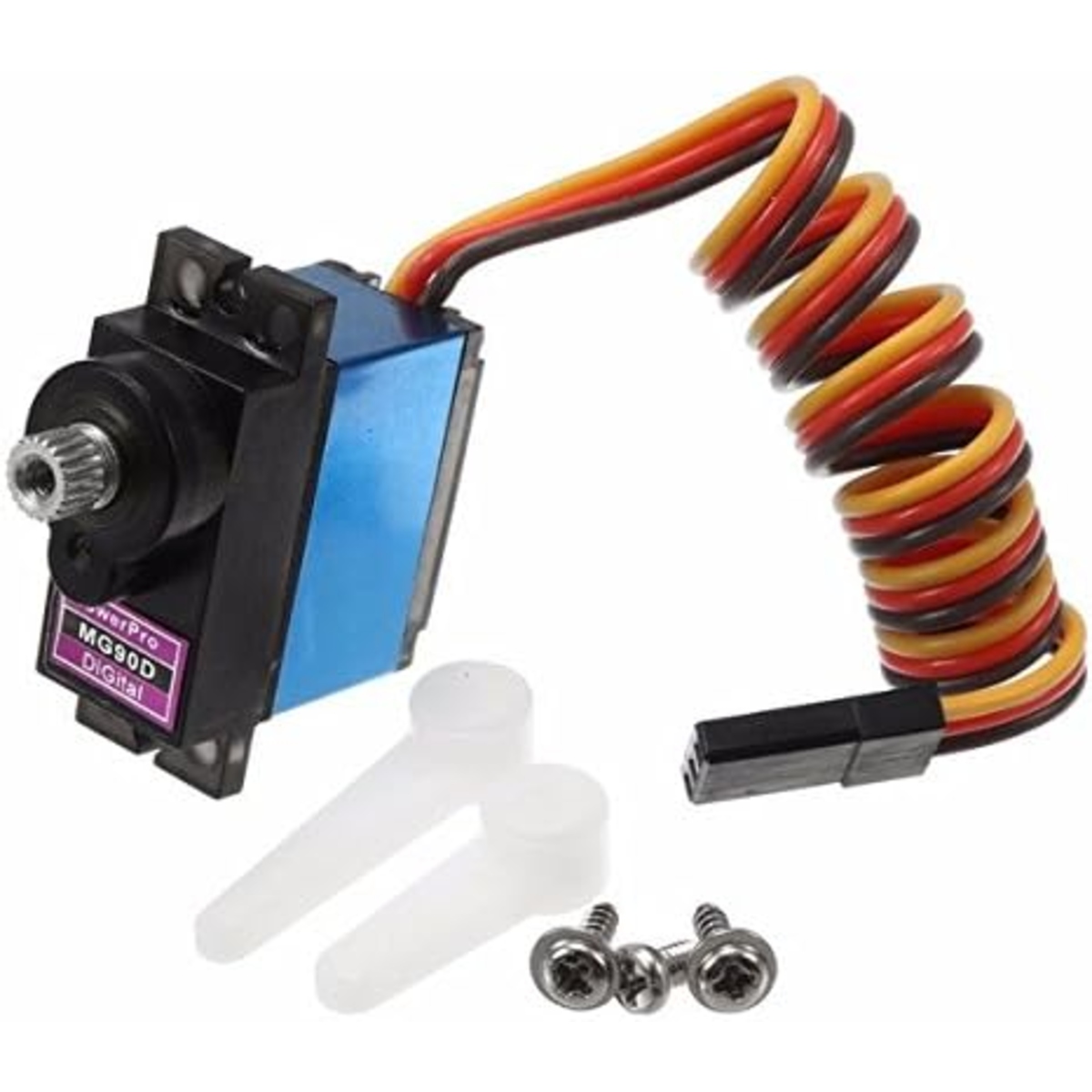 MG90D 360 Degree Continuous Rotation Metal Gear Servo Motor (PWM Micro Servo) image 2