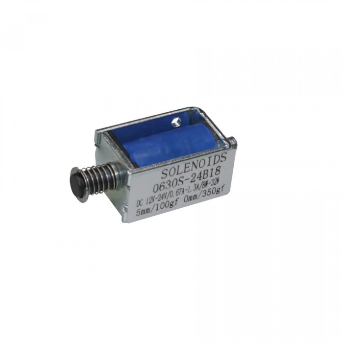 0630S 24B18 24V DC Heavy Duty Pull Type Solenoid (Linear Electromagnetic Actuator) image 2