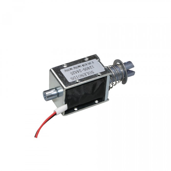1240S-24A25-24V DC Solenoid Electromagnet Open Frame Linear Solenoid (1240S-24A25 Solenoid) image 2