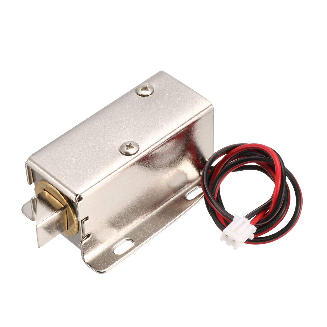 0837L DC 12V 8W Open Frame Type Left Solenoid (Electromagnetic Linear Actuator) image 1