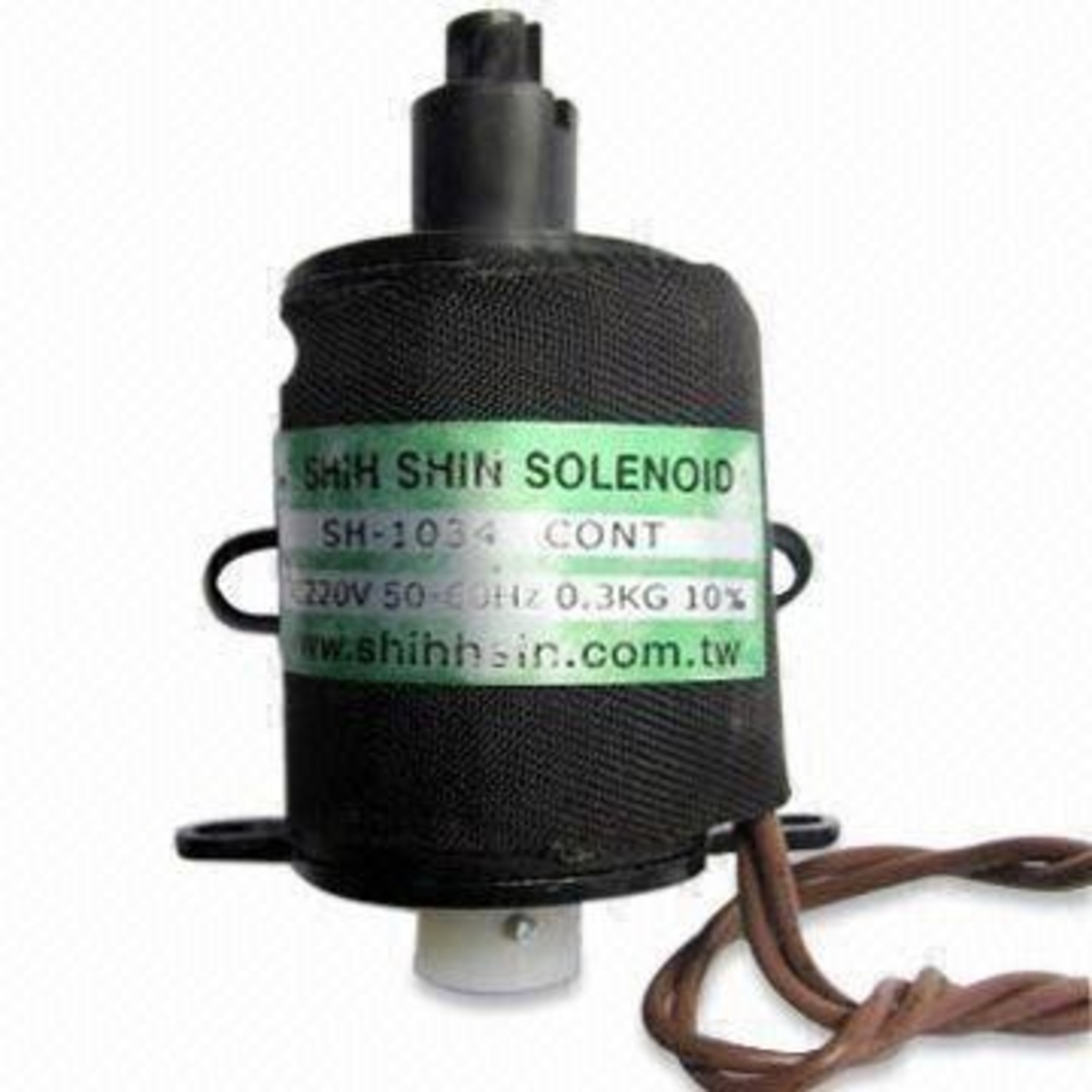 SH-1034 Open Frame Push-Pull Solenoid 230V AC (Electromagnetic Linear Actuator) image 1