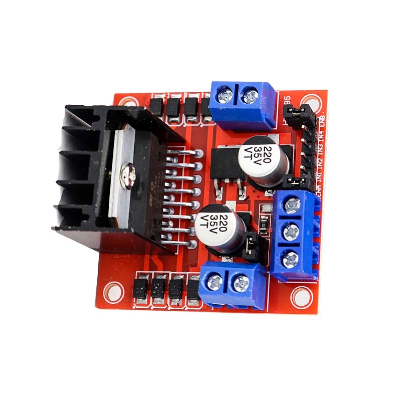 L298 2A Dual H-Bridge Motor Driver Module with PWM Control (Dual DC Motor Driver Board) image 2