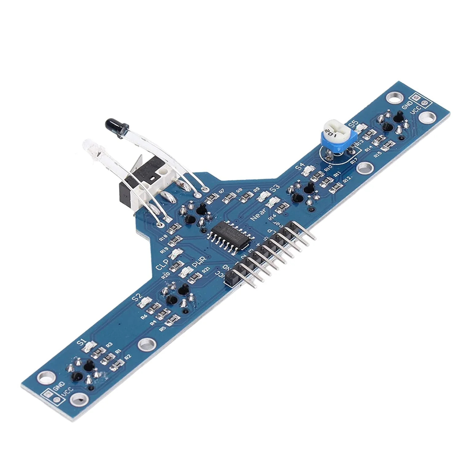 Five Channel Infrared Line Tracking Sensor Module (5 Channel IR Line Follower Sensor) image 1