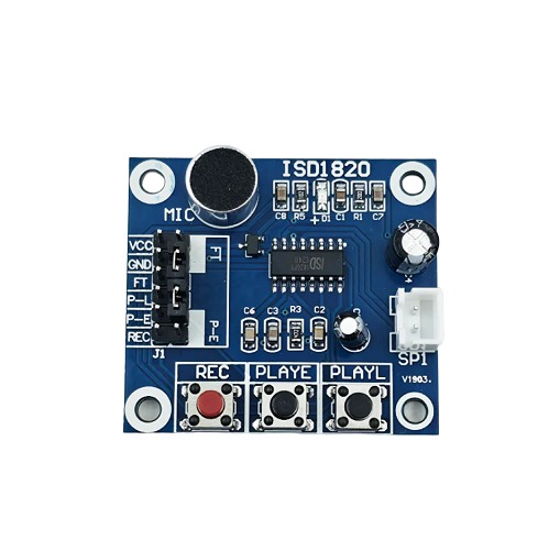 ISD1820 Sound Voice Board Recording Module (ISD1820 Voice Recorder and Playback Module) image 4