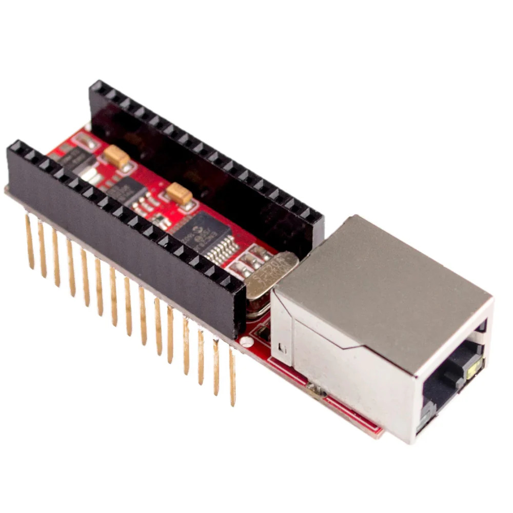 ENC28J60 Ethernet Shield for Arduino Nano 3.0 with RJ45 (SPI LAN Network Module, 5V) image 2