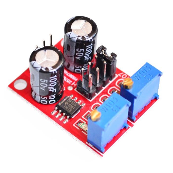 NE555 Pulse Frequency & Duty Cycle Adjustable Square Wave Signal Generator Module (PWM, 5V-15V, NE555 Timer) image 2