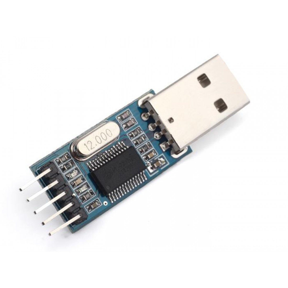 PL2303 USB to TTL Converter Module 5 Pin (USB to UART Serial Adapter, 5V TTL) image 1
