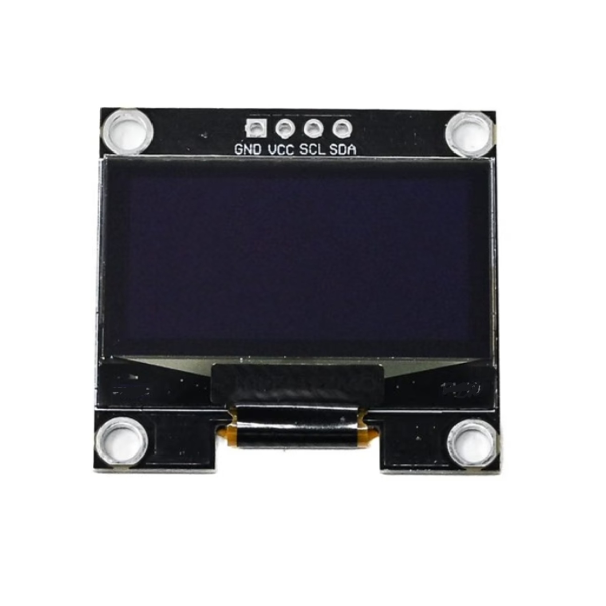 0.96 Inch White OLED Display Screen Module 128x64 I2C SSD1315 Compatible with SSD1306 (4-Pin, 3.3V-5V)