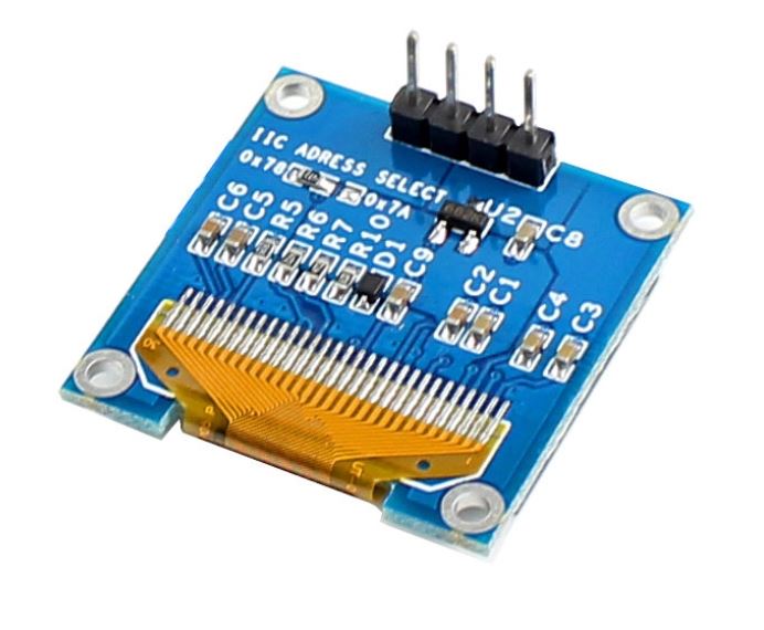 0.96"OLED Display 128x64 Display Module 4 Pin (BLUE)-I2C-SPI Serial Interface image 1