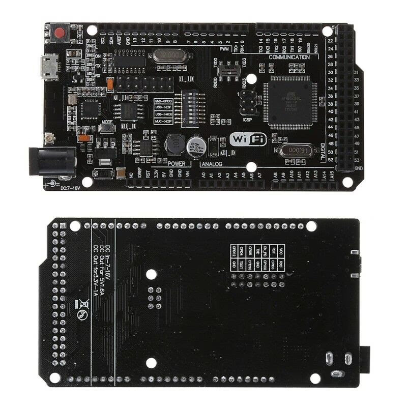 Mega + WiFi R3 ATmega2560 + ESP8266 Development Board (32Mb Flash, CH340G USB, Arduino Mega with WiFi) image 2