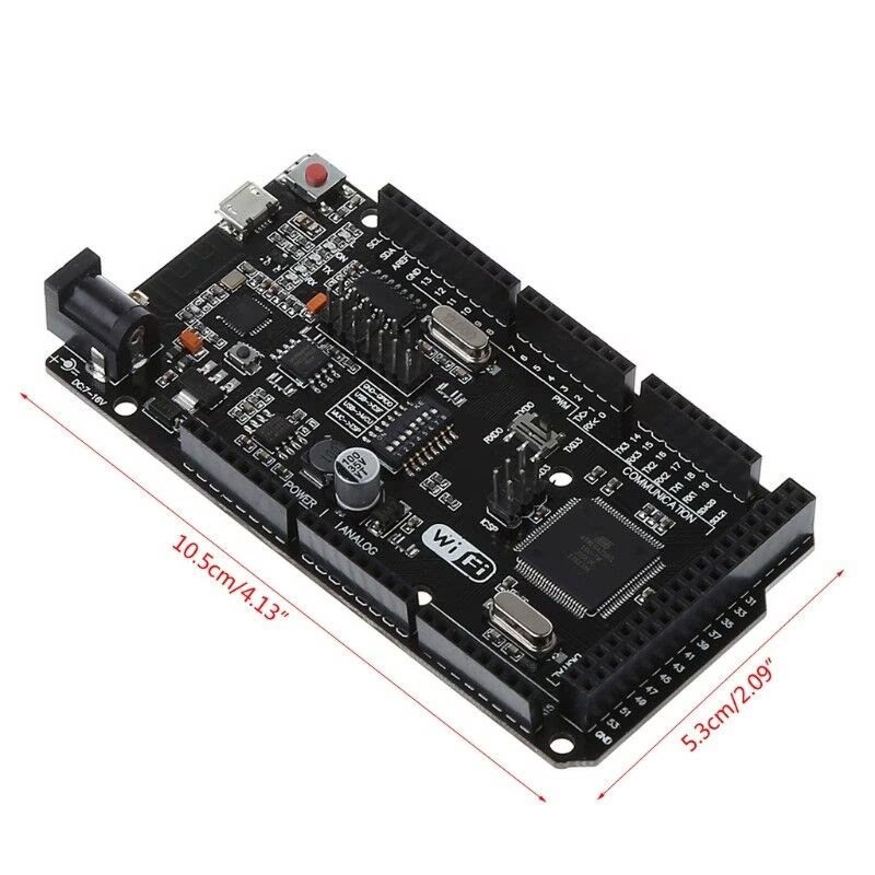 Mega + WiFi R3 ATmega2560 + ESP8266 Development Board (32Mb Flash, CH340G USB, Arduino Mega with WiFi) image 3