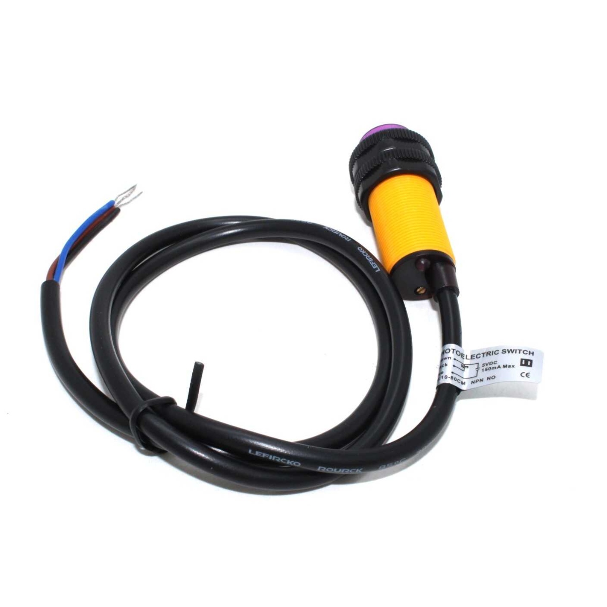 E18-D80NK IR Proximity Sensor 3cm-80cm Normally Closed (Infrared Photoelectric Sensor, 5V-24V) image 2