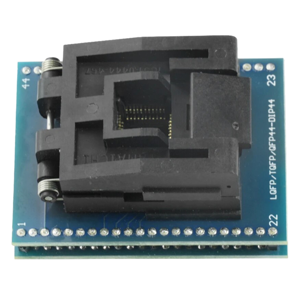 QFP44/TQFP44 to DIP40 IC Converter Adapter Board (0.8mm Pitch, 10x10mm, FR4 Breakout PCB) image 1