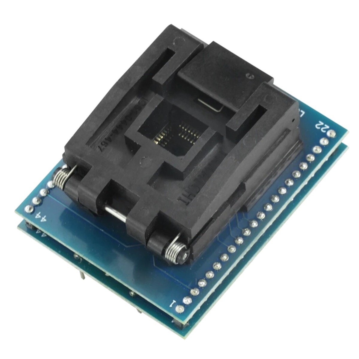 QFP44/TQFP44 to DIP40 IC Converter Adapter Board (0.8mm Pitch, 10x10mm, FR4 Breakout PCB) image 2