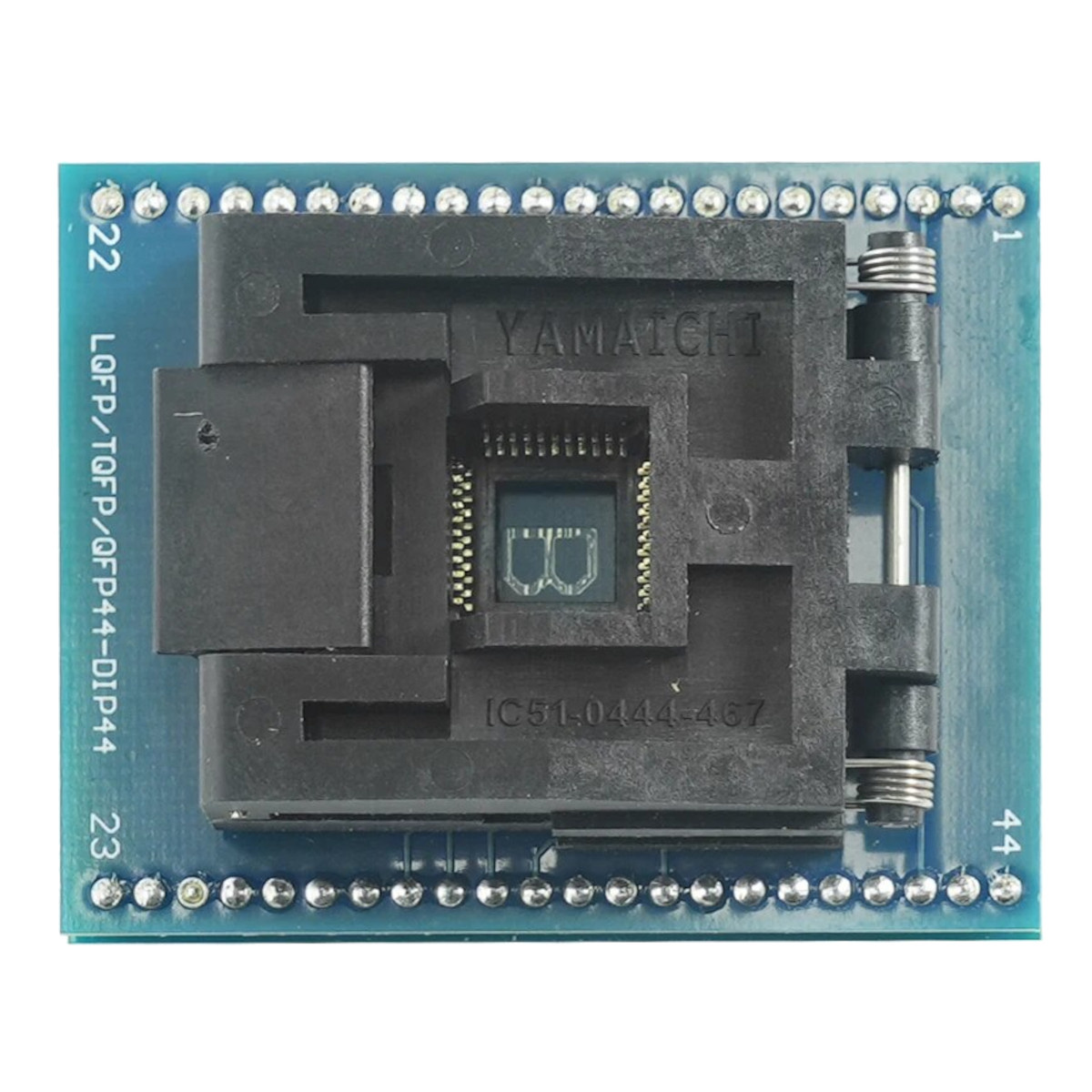 QFP44/TQFP44 to DIP40 IC Converter Adapter Board (0.8mm Pitch, 10x10mm, FR4 Breakout PCB) image 3