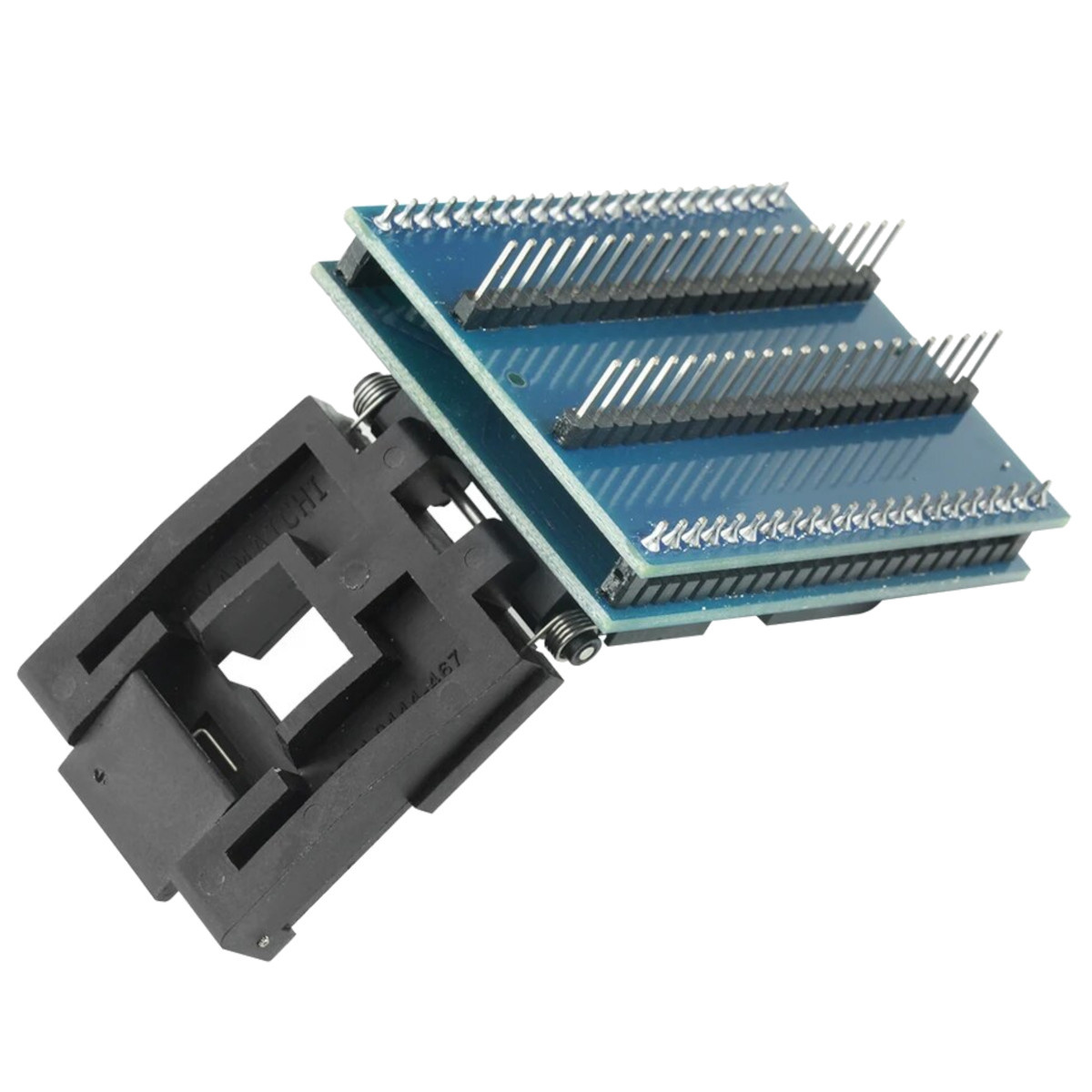 QFP44/TQFP44 to DIP40 IC Converter Adapter Board (0.8mm Pitch, 10x10mm, FR4 Breakout PCB) image 5