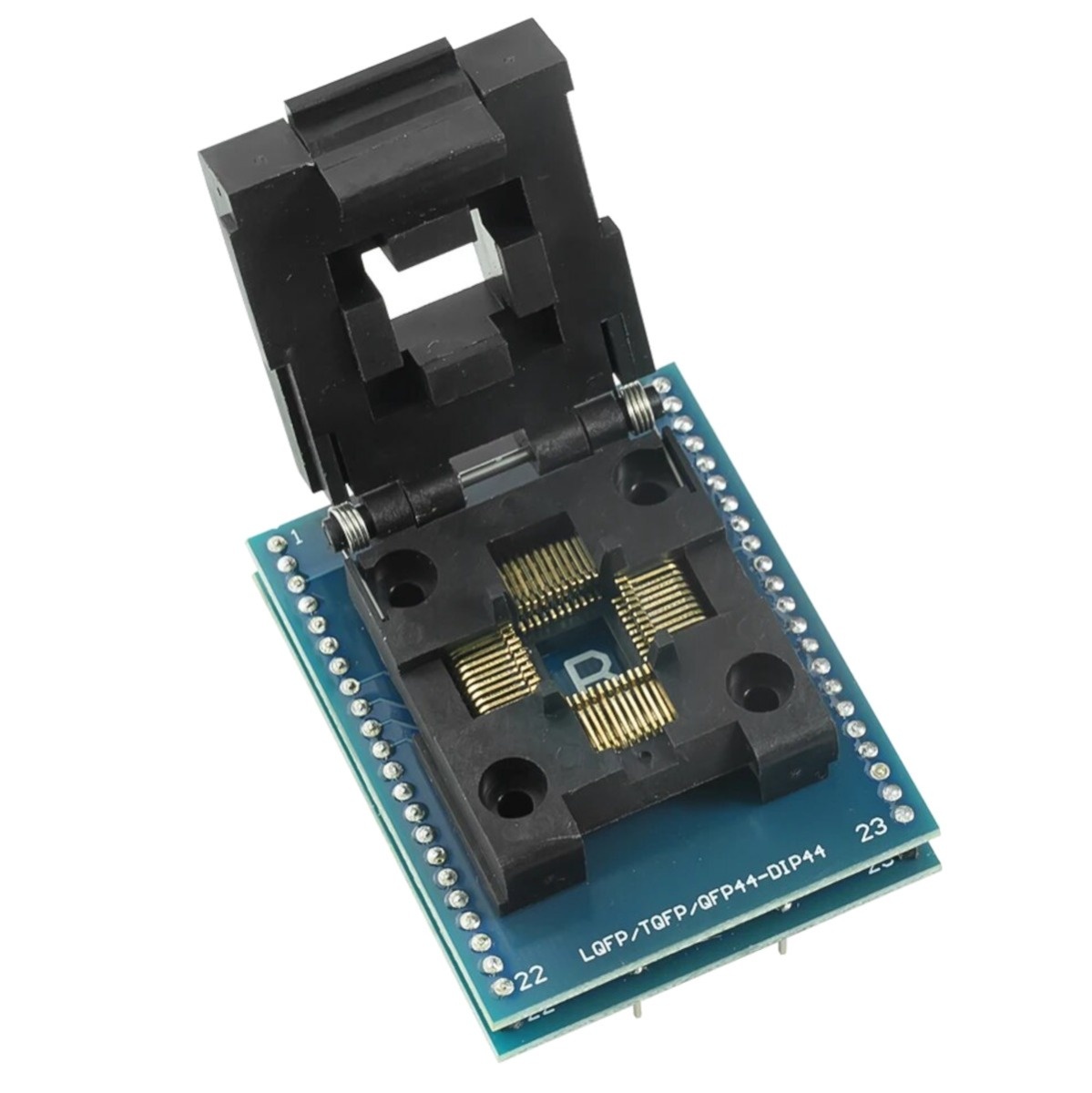QFP44/TQFP44 to DIP40 IC Converter Adapter Board (0.8mm Pitch, 10x10mm, FR4 Breakout PCB) image 6
