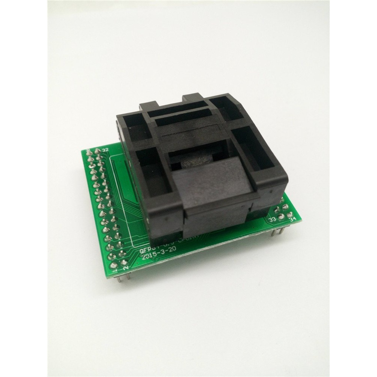 QFP64 Programming Socket Breakout Adapter (10x10mm, 0.5mm Pitch, 64-Pin Test & Development Socket) image 3