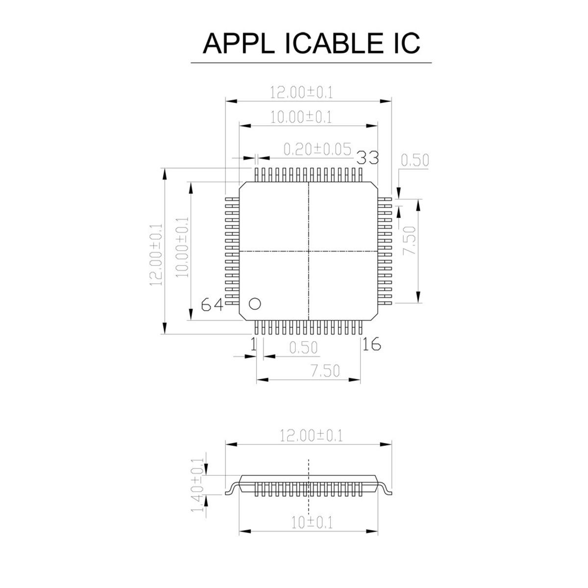 QFP64 Programming Socket Breakout Adapter (10x10mm, 0.5mm Pitch, 64-Pin Test & Development Socket) image 5