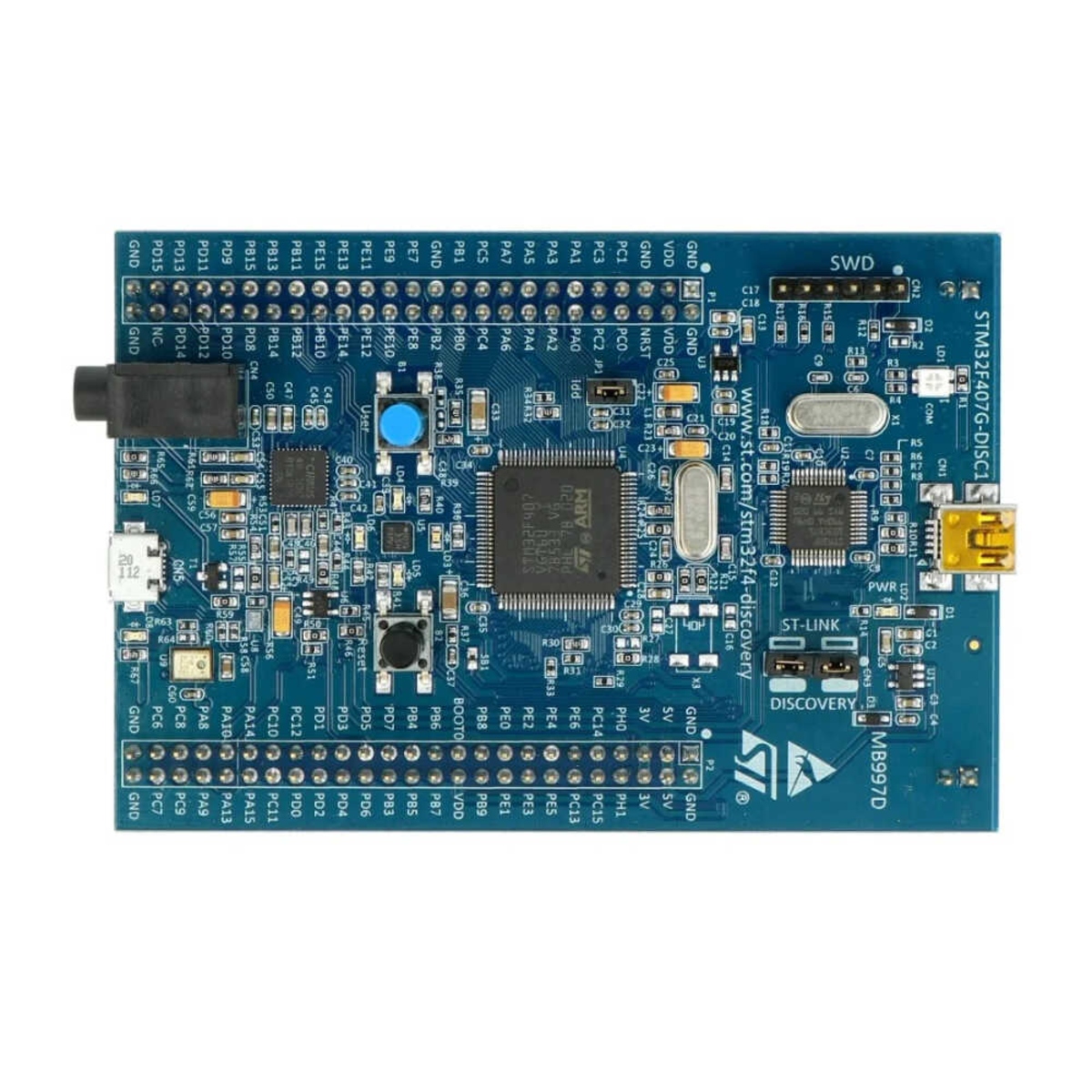 STM32F407G-DISC1 Discovery Development Board (STM32F407VGT6 ARM Cortex-M4, ST-LINK/V2, 168MHz) image 4