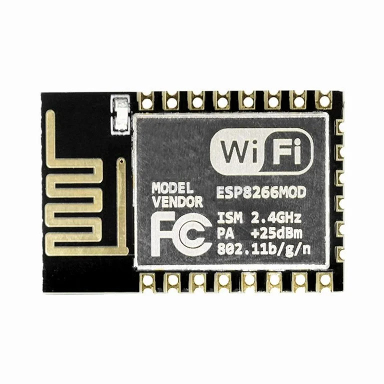 ESP8266 ESP-12E Wireless WiFi Module (ESP8266EX 4MB Flash, 2.4GHz WiFi Transceiver Module) image 1