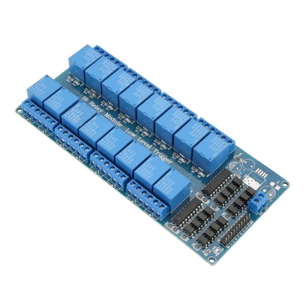 16 Channel 5V Relay Module with Optocoupler Isolation (16-Channel Opto-Isolated Relay Board) image 2