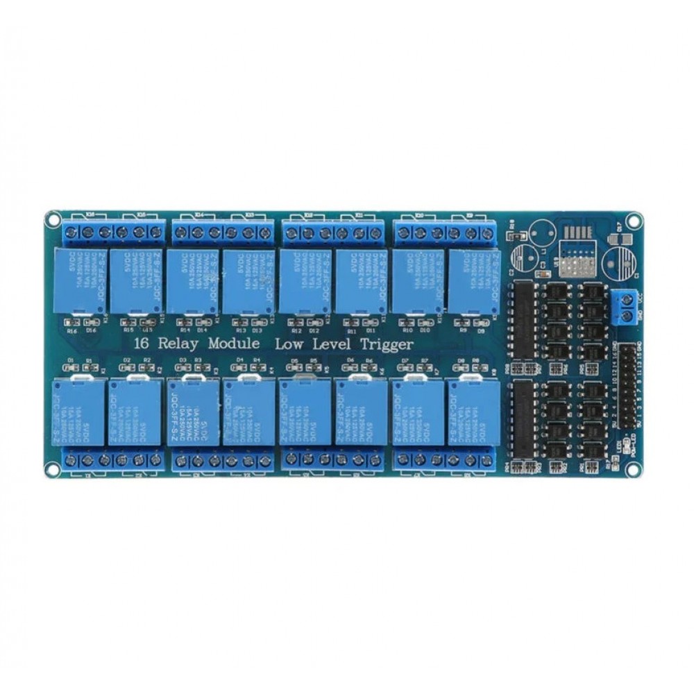16 Channel 5V Relay Module with Optocoupler Isolation (16-Channel Opto-Isolated Relay Board) image 3