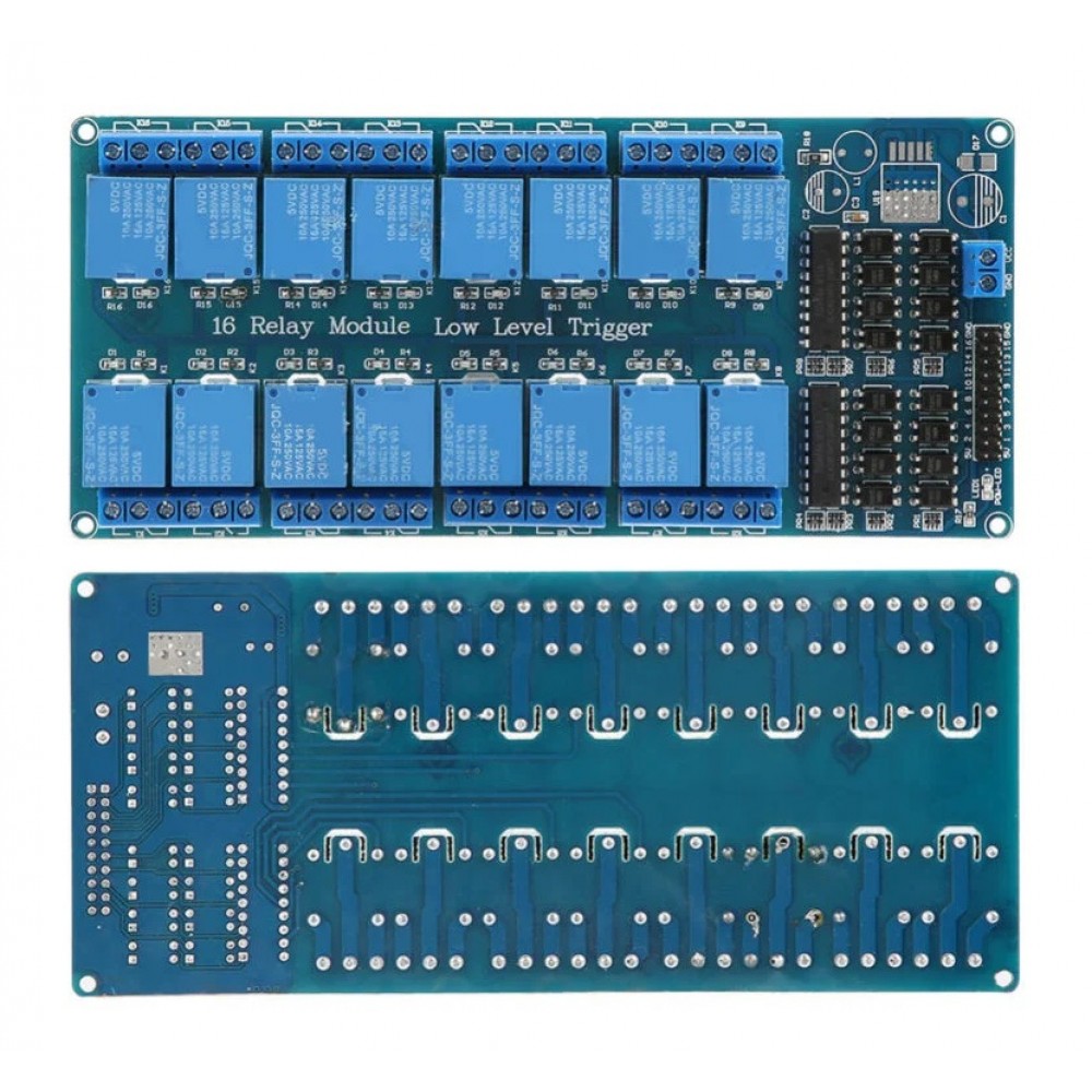 16 Channel 5V Relay Module with Optocoupler Isolation (16-Channel Opto-Isolated Relay Board) image 4