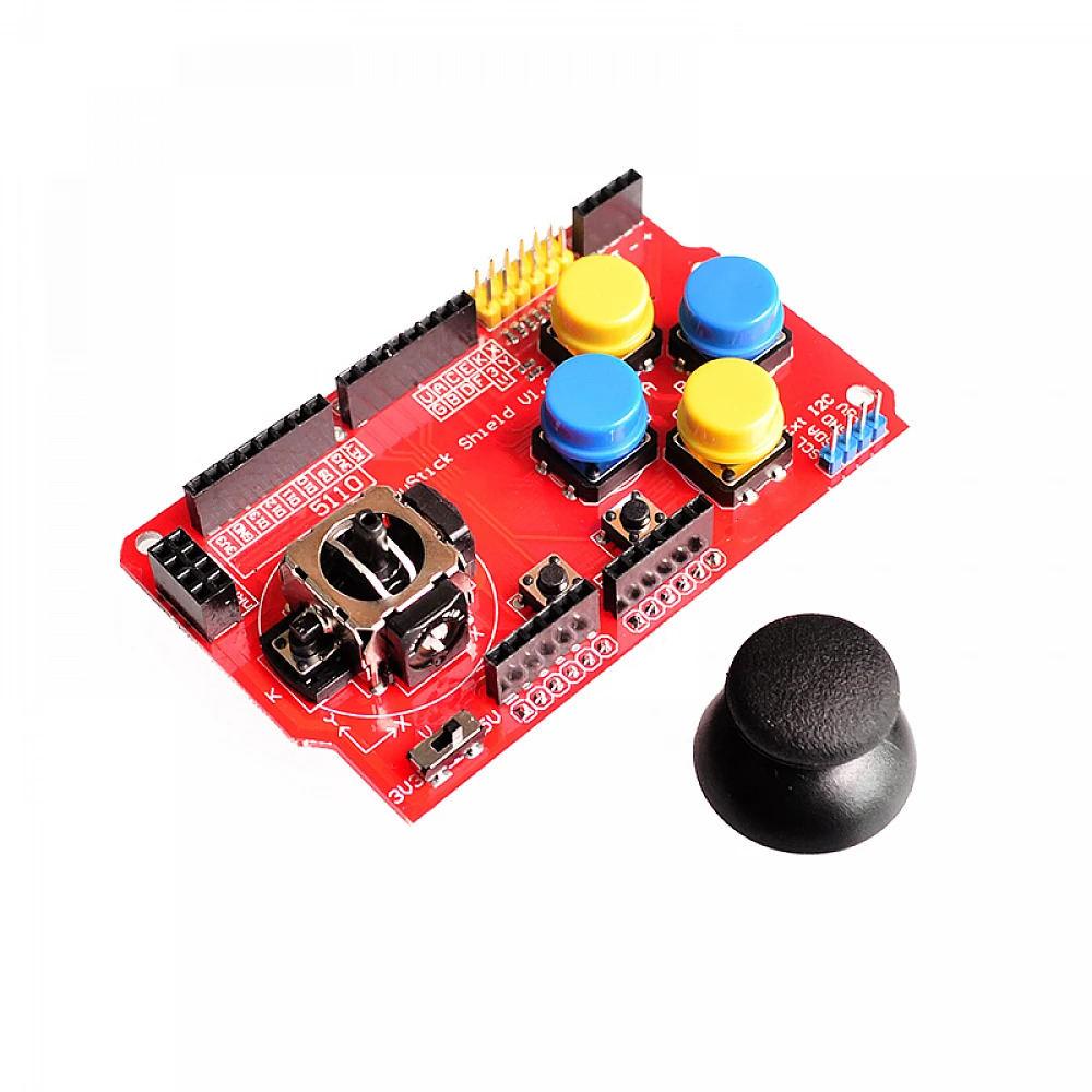 Joystick Shield V1 Expansion Board for Arduino (Game Controller Shield with Push Buttons & Bluetooth Interface) image 2