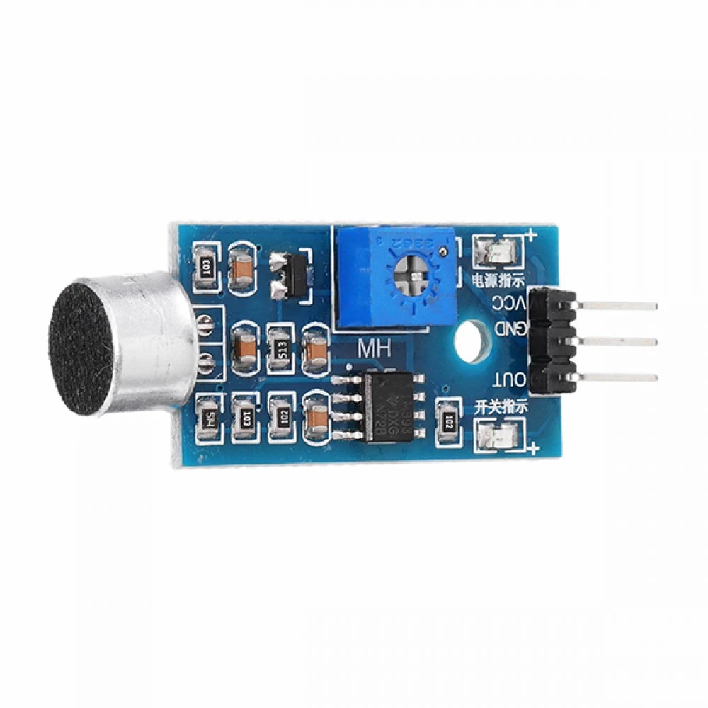 Analog Sound Sensor Microphone Module for Arduino Voice Detection Module (Electret Microphone Sensor) image 4