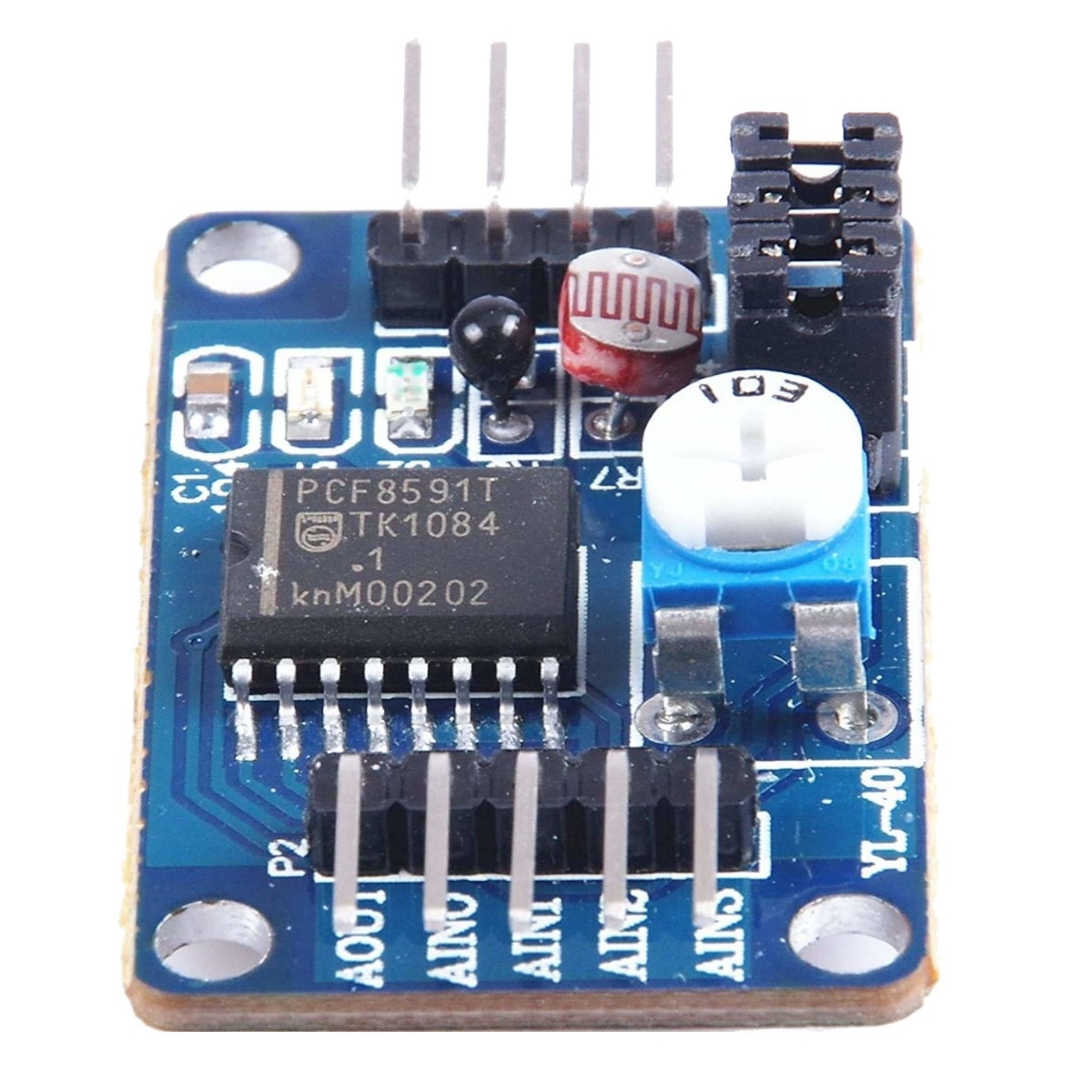 PCF8591 Analog AD/DA Converter Module (8-Bit ADC DAC I2C Interface Board) image 5