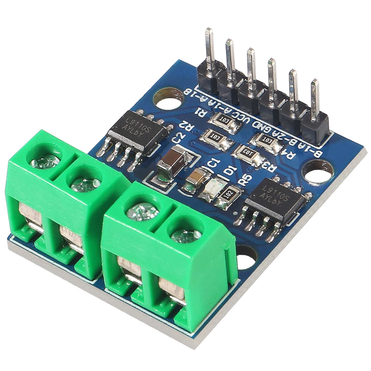 L9110 Dual Channel H-Bridge Motor Driver Module (DC Motor & Stepper Motor Driver Board) image 2