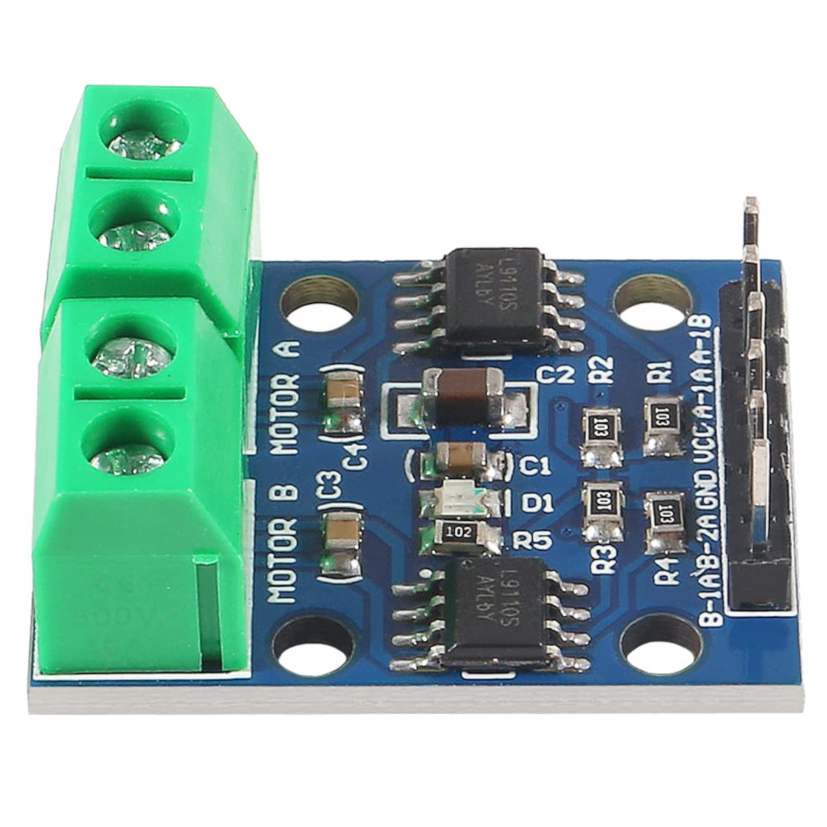 L9110 Dual Channel H-Bridge Motor Driver Module (DC Motor & Stepper Motor Driver Board) image 5