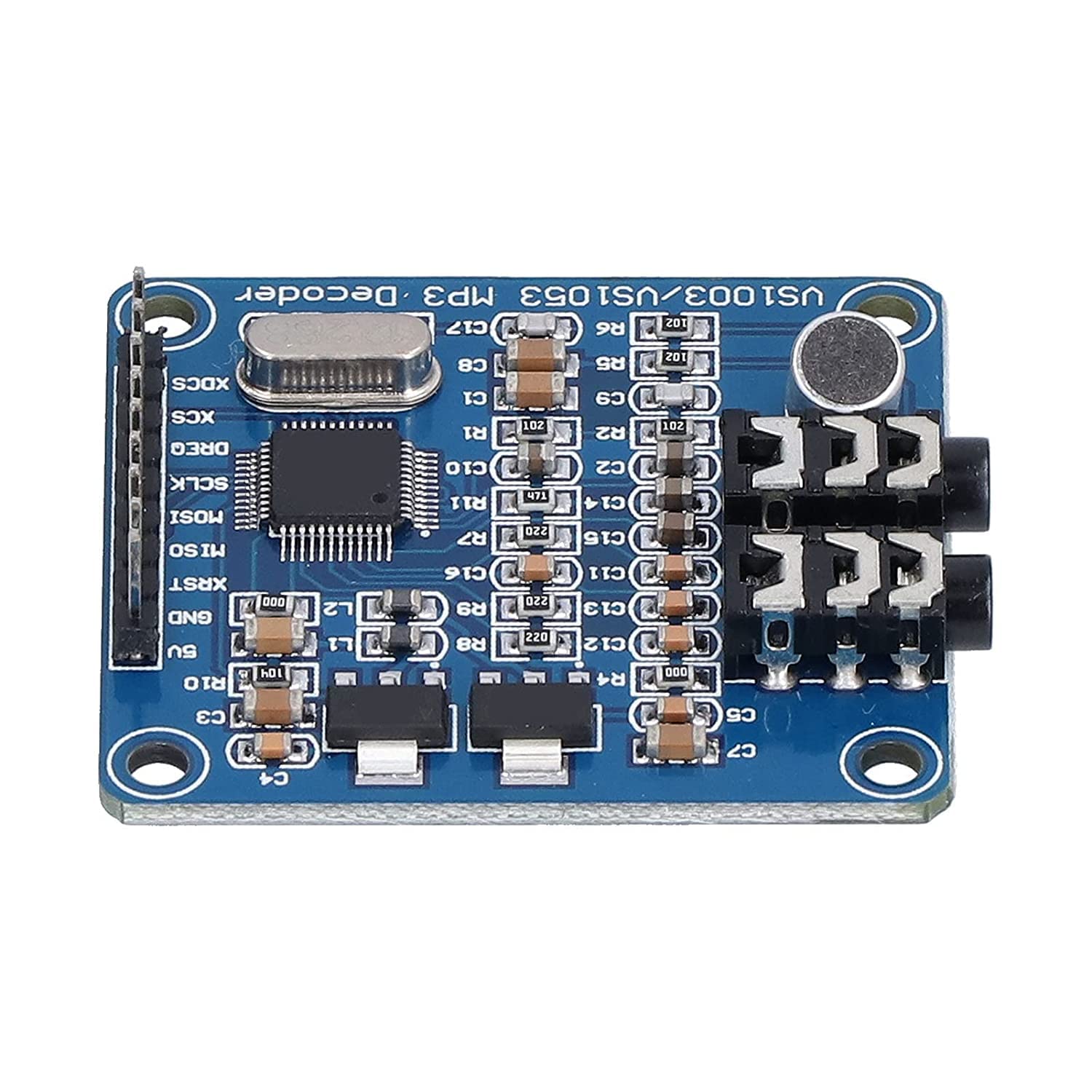 VS1003 MP3 Audio Codec Module with Onboard Microphone (MP3 Playback & Audio Recording Module) image 2