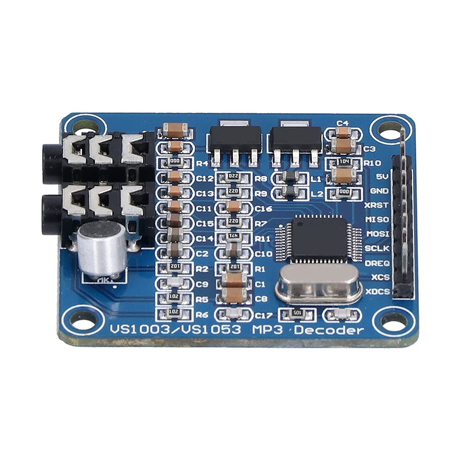 VS1003 MP3 Audio Codec Module with Onboard Microphone (MP3 Playback & Audio Recording Module) image 5