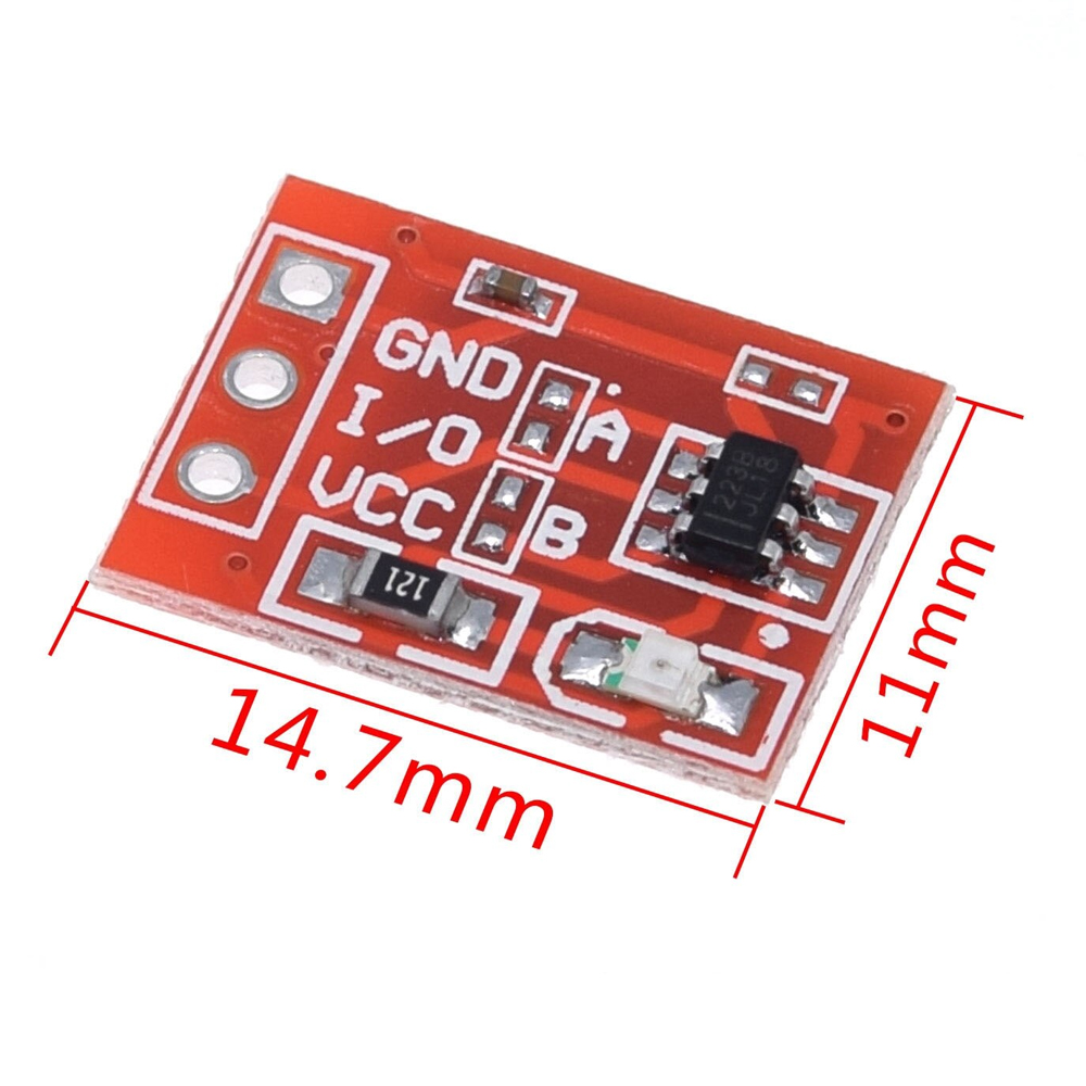 TTP223 Touch Key Module (Capacitive Touch Switch Sensor Module) image 3