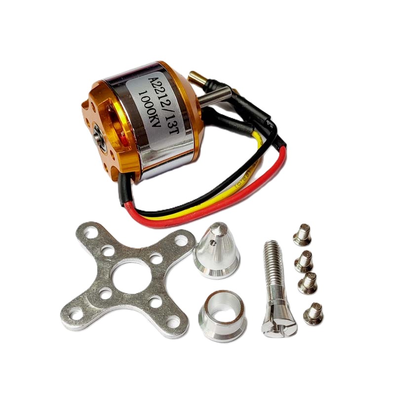 A2212 1000KV BLDC Brushless DC Motor for Drone (Outrunner Motor for Quadcopter & RC Aircraft) image 1