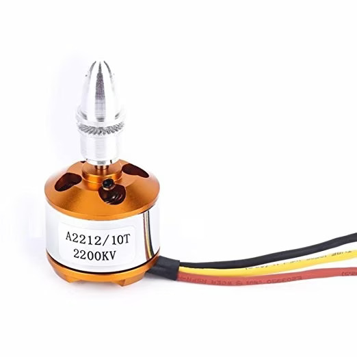 A2212 10T 1400KV Brushless Motor for Drone with Soldered Connector (BLDC Motor) image 4