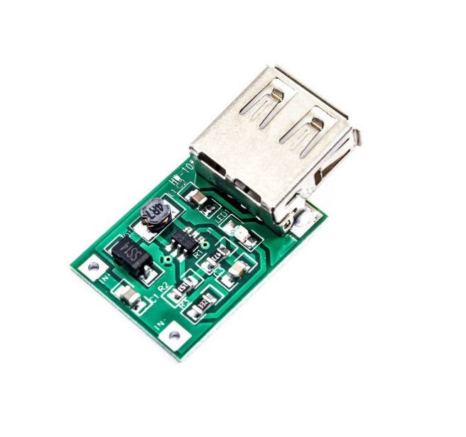 Mini DC-DC Boost Converter 0.9V-5V to 5V 600mA USB Output Step-Up Power Module (USB 5V Voltage Booster Module) image 1