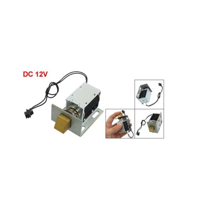 1240 12V DC 12V 1.7A 20.6W 1kg Holding Solenoid For Electric Door Lock image 2
