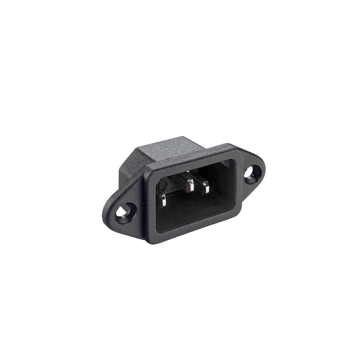 ELCOM EMI-20 Male Power Connector EMI20 15A 250V Panel Mount IEC Power Inlet image 1