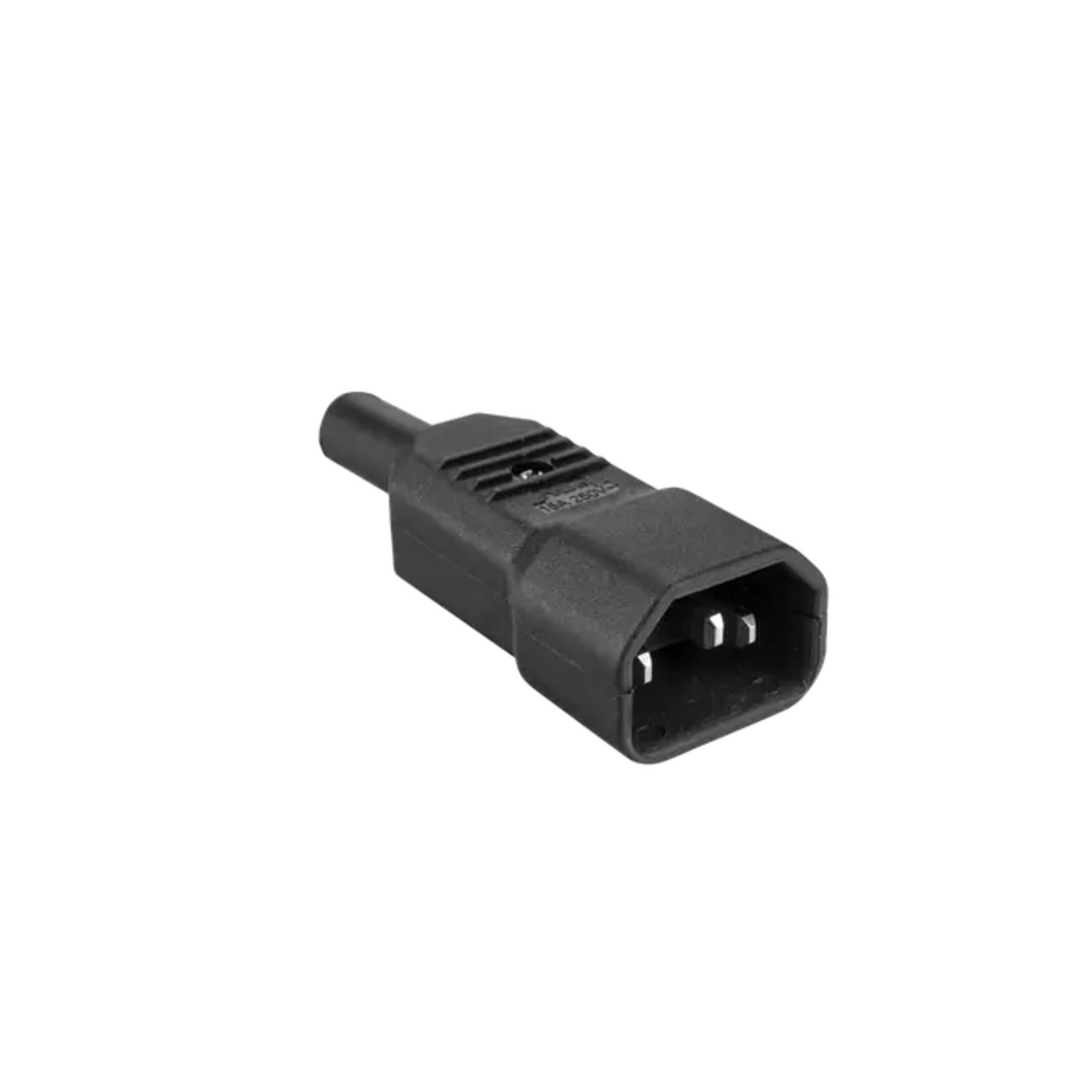 ELCOM EMI-40 / RMC-12 Male Panel Mount Power Connector IEC AC Power Inlet (15A 250V) image 1