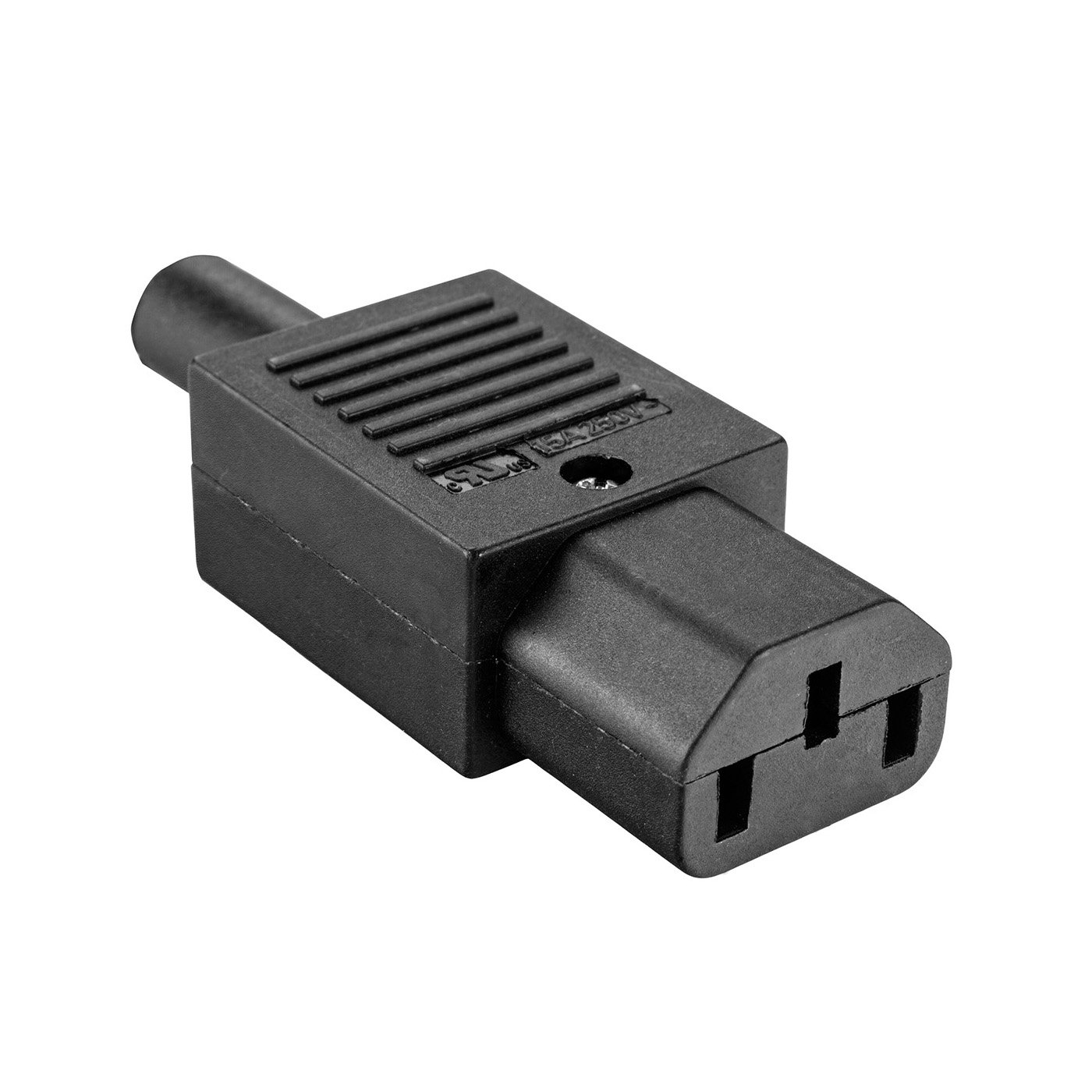 ELCOM EMO-40 / MC-12 Computer Plug Female Connector IEC AC Rewirable Female Connector (15A 250V) image 1