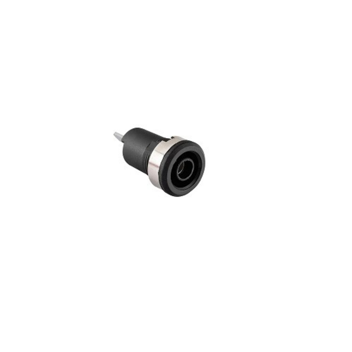 ELCOM BS10-03BK 4mm Banana Female Socket Black (Panel Mount Banana Jack, Test Connector) image 1